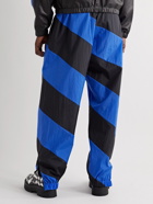 Marni - Wide-Leg Striped Nylon Sweatpants - Blue