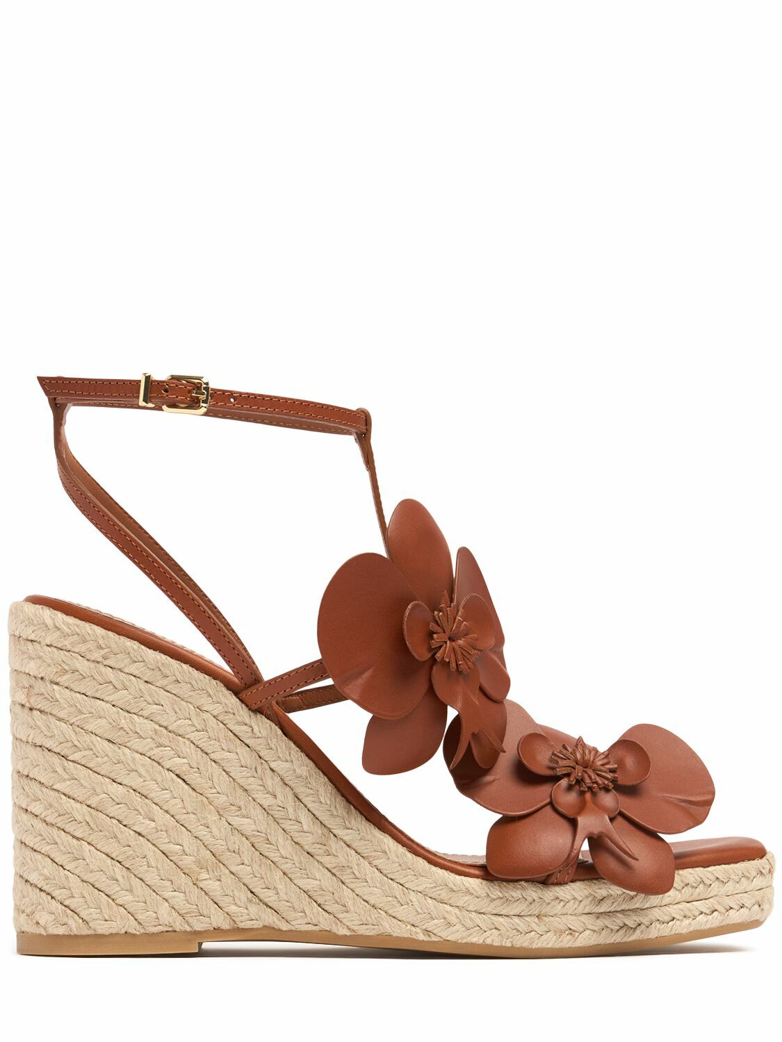 Zimmermann Gleam 85 Leather Mules Burgundy Zimmermann