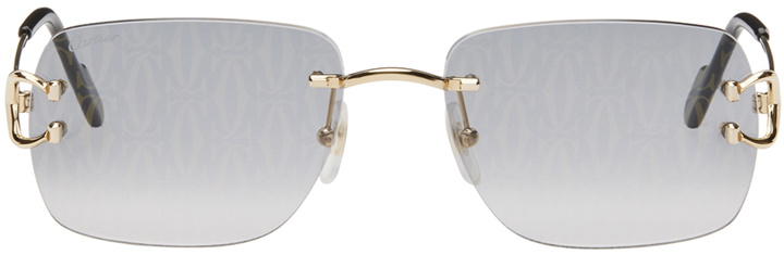 Photo: Cartier Gold 'Classic C de Cartier' Sunglasses