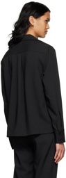 CALVINLUO Black Polyester Shirt
