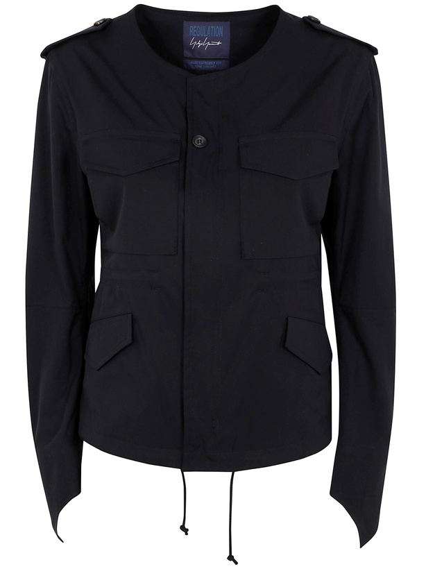 Photo: Yohji Yamamoto R-Collarless M65 Y Jkt in Black