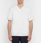 Theory - Olie Pinstriped Cotton-Seersucker Shirt - White