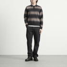 Dime Men's Striped Rugby Knit in Charcoal Multi