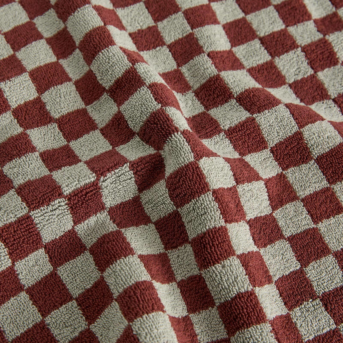 Baina Josephine Hand Towel in Cement/Rhus 