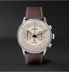 Junghans - Meister Driver Chronoscope 40mm Stainless Steel and Leather Watch, Ref. No. 027/3684.00 - Neutrals