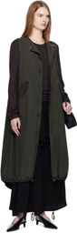 Y's Khaki Fishtail Midi Dress