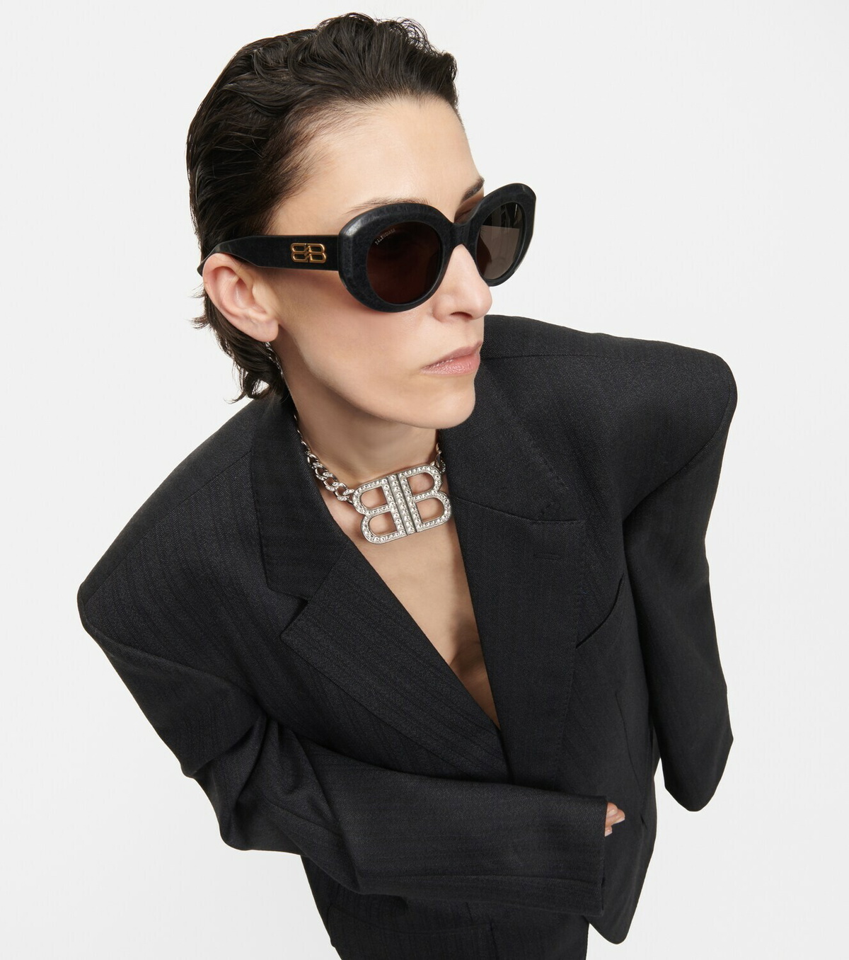 早い者勝ちバレンシアガRed Rive Gauche round acetate 早い者勝ちバレンシアガRed Rive Gauche round acetate