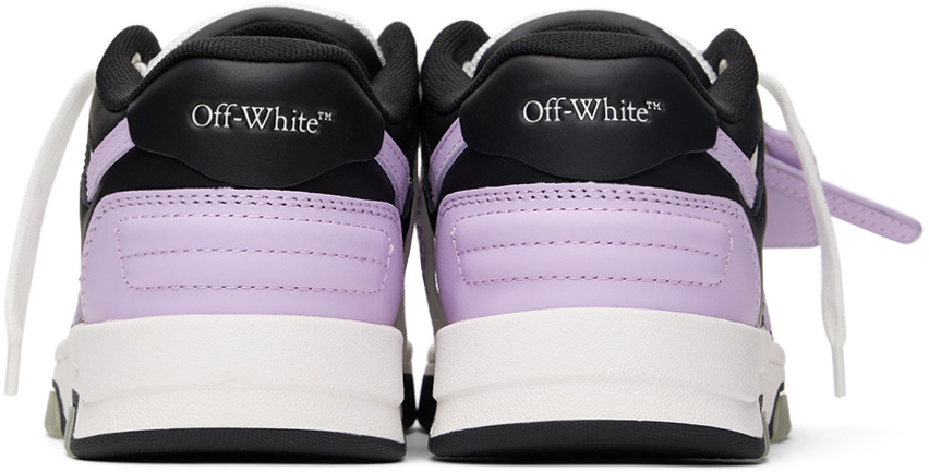 Off-White Kids Black & Purple Out Of Office Sneakers