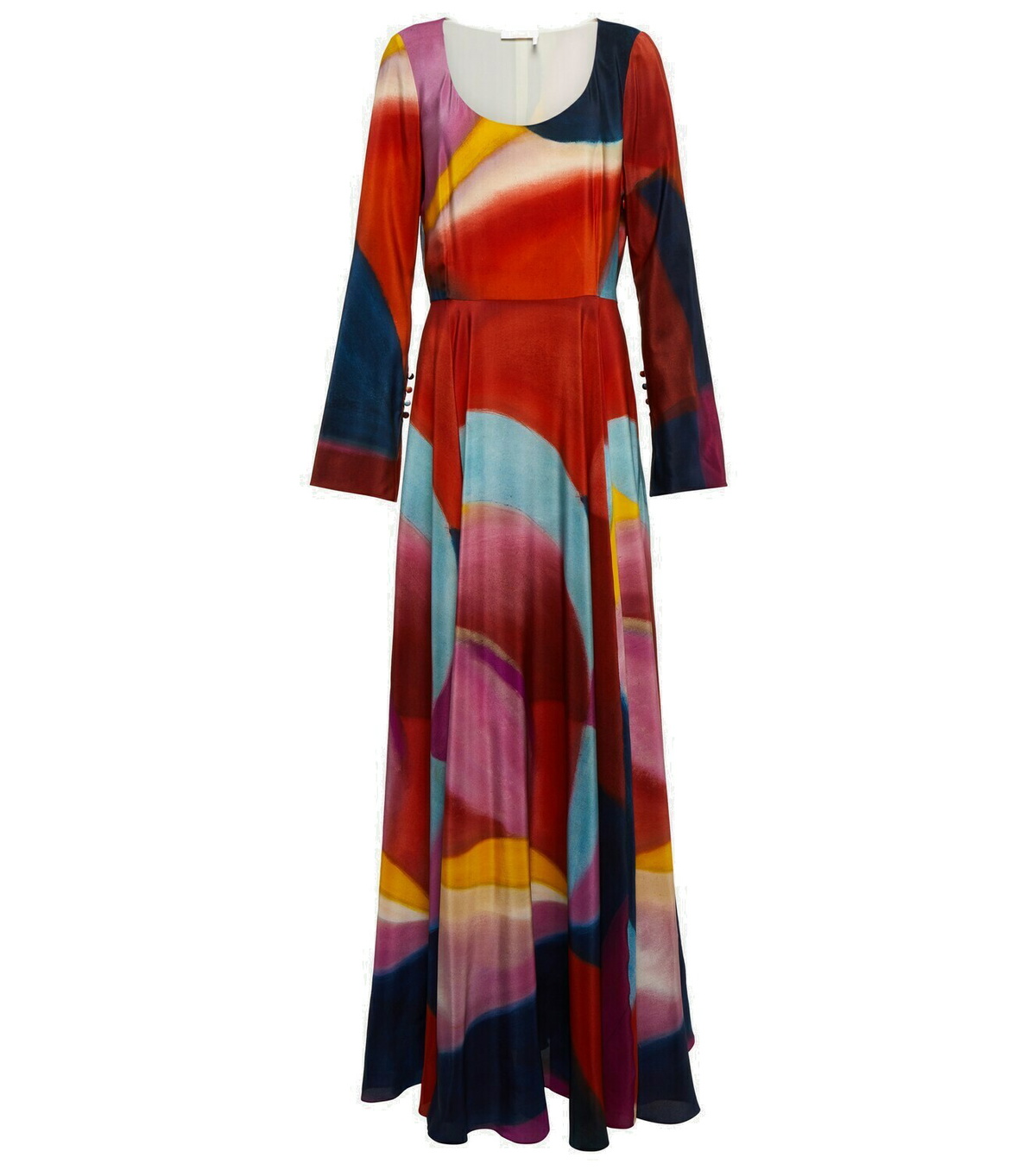 Chloe - Printed silk maxi dress Chloe