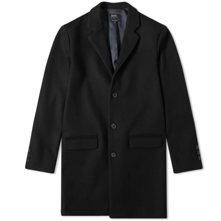 Photo: A.P.C. Wool Chesterfield Coat