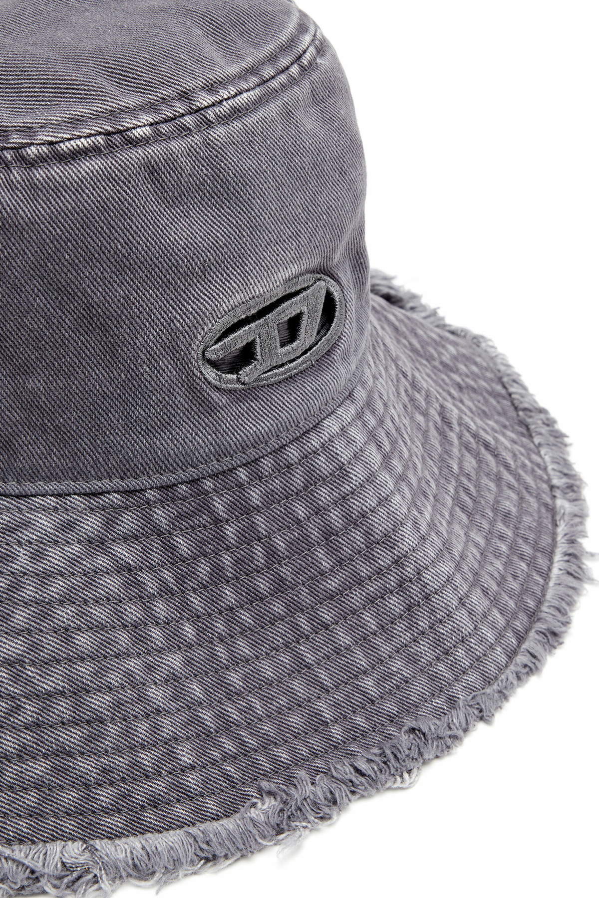 Gray Bucket Hat with Logo Bucket Hat - Stone Grey main image 4