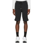 Helmut Lang Black Washed Shorts