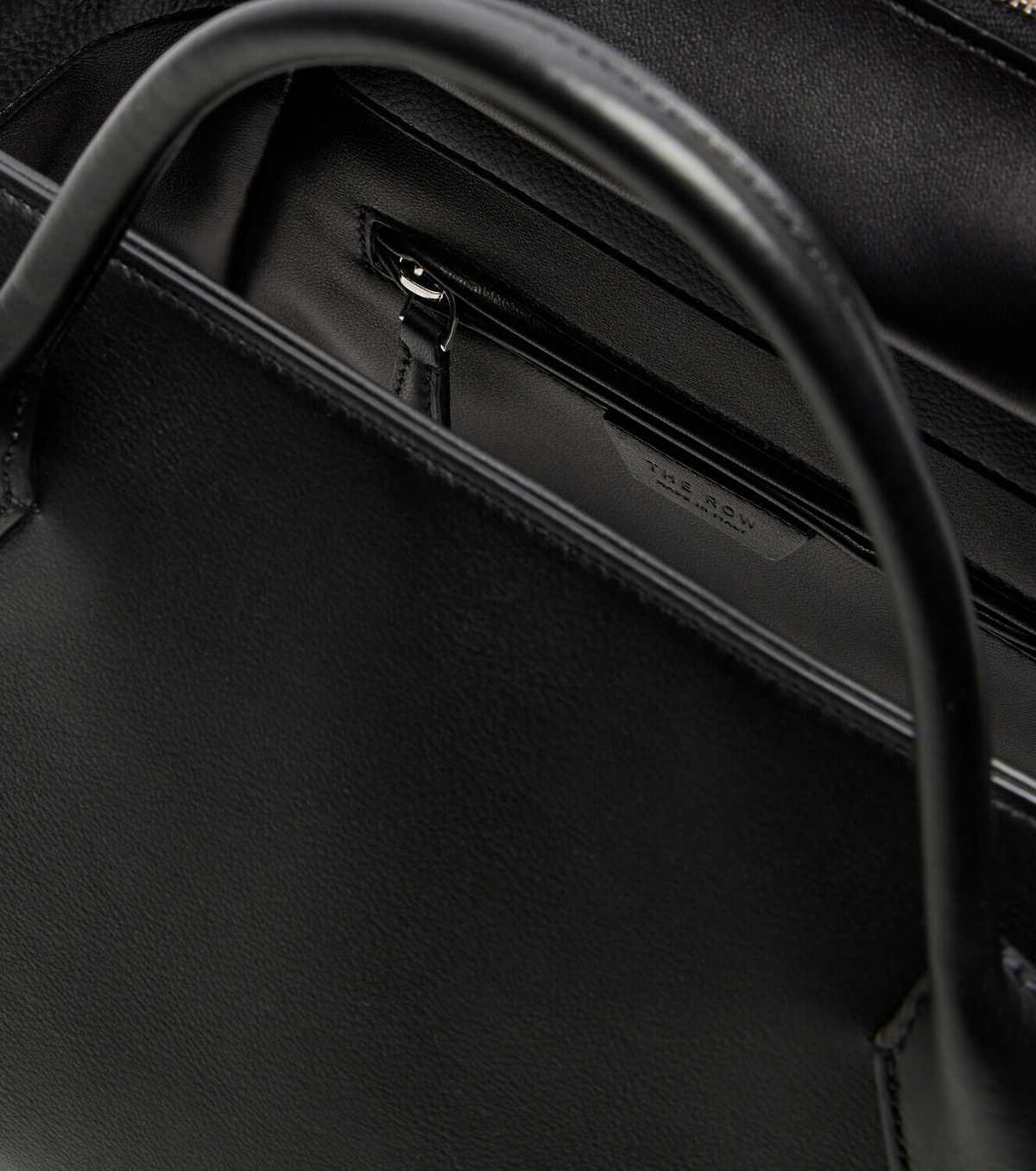 The Row Terrasse Medium leather top-handle bag