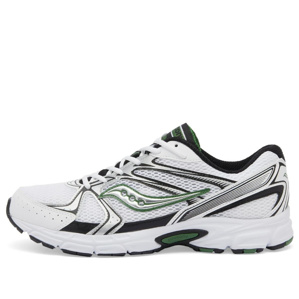 Saucony Ride Millennium in White/Green