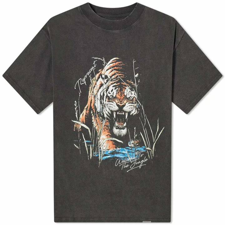 Photo: Represent Men's Welcome To The Jungle T-Shirt in Off Black