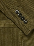 Alex Mill - Unstructured Garment-Dyed Cotton-Corduroy Blazer - Green