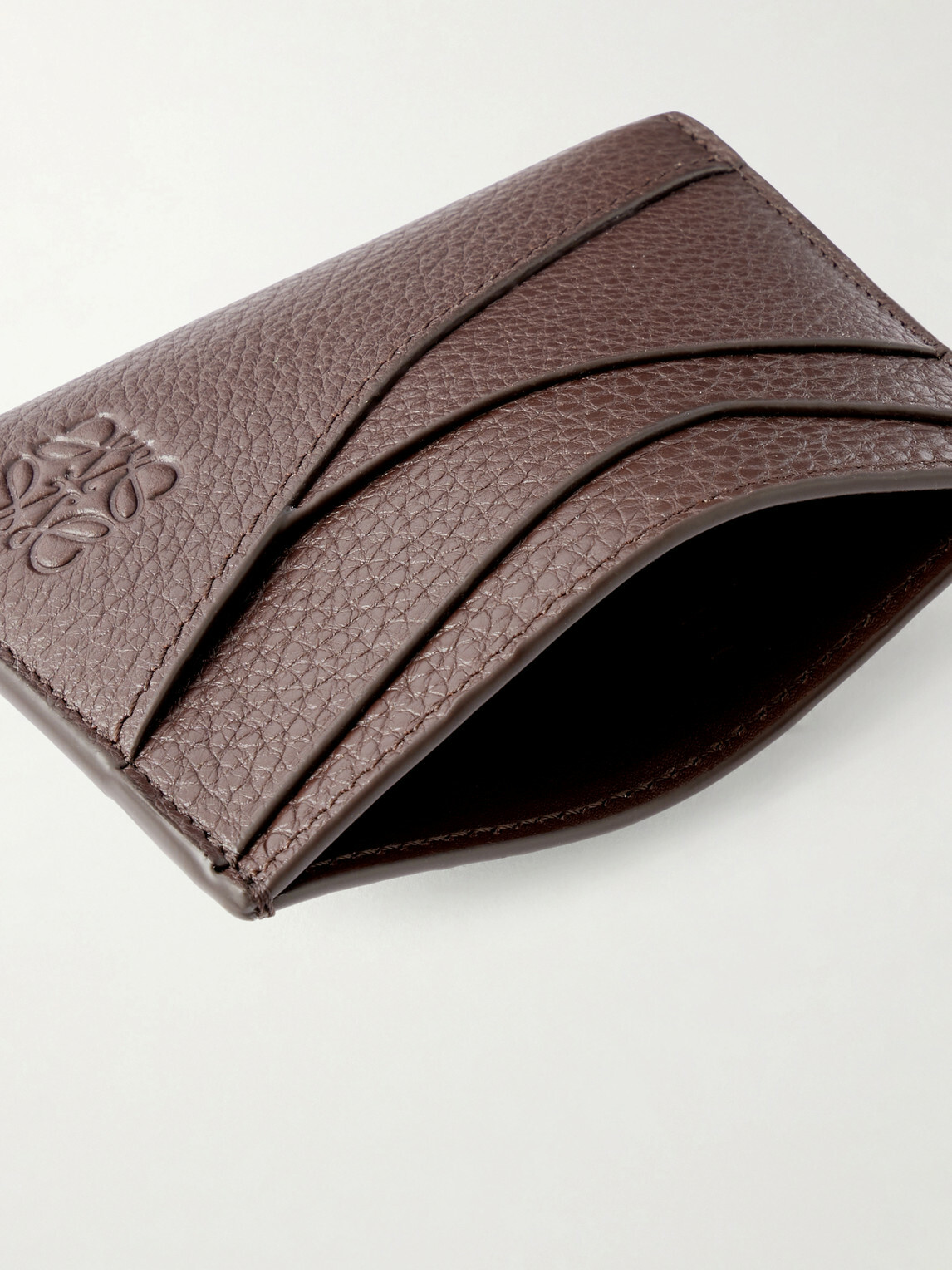 LOEWE - Puzzle Edge Logo-Debossed Leather Cardholder