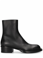 ALEXANDER MCQUEEN - Cuban Stack Leather Boots