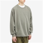 WTAPS Men's 26 Washed Crew Sweat in Olive Drab