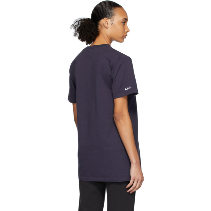 A.P.C. Navy JJJJound Edition Logo T-Shirt A.P.C.