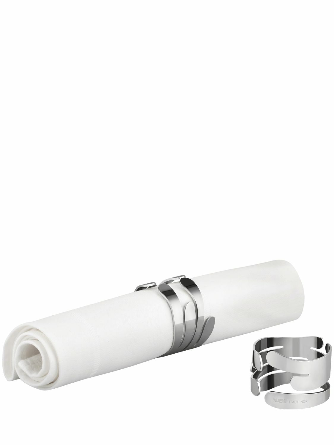 ALESSI - Set Of 2 Napkin Rings