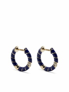 Yvonne Léon 9K Yellow Gold Mini Torsade Diamond Hoop Earrings