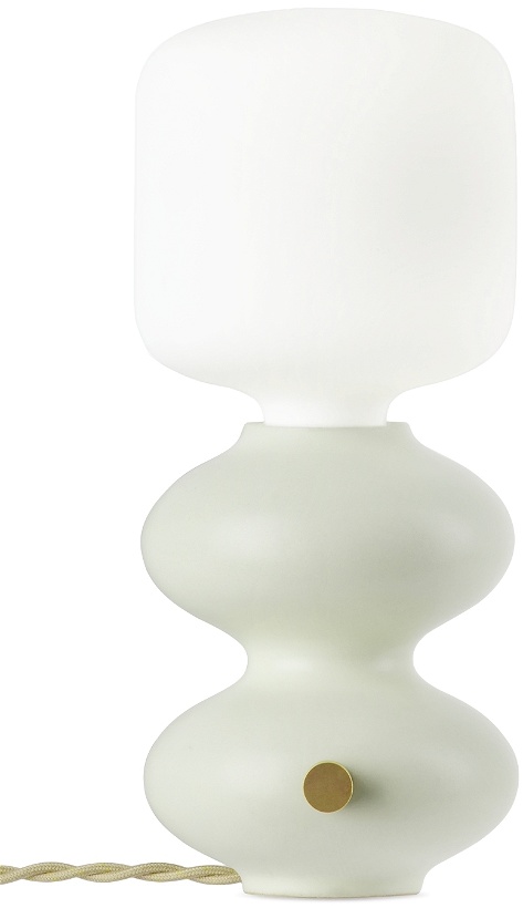 Photo: Forma Rosa Studio White Mini Wave Form Table Lamp
