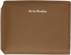 Acne Studios Brown Folded Card Wallet