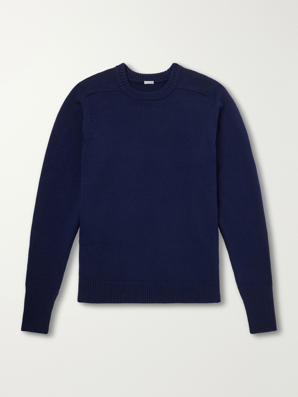 A.PRESSE - Paneled Wool Sweater - Blue