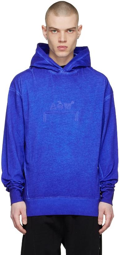 Photo: A-COLD-WALL* Blue Cotton Hoodie