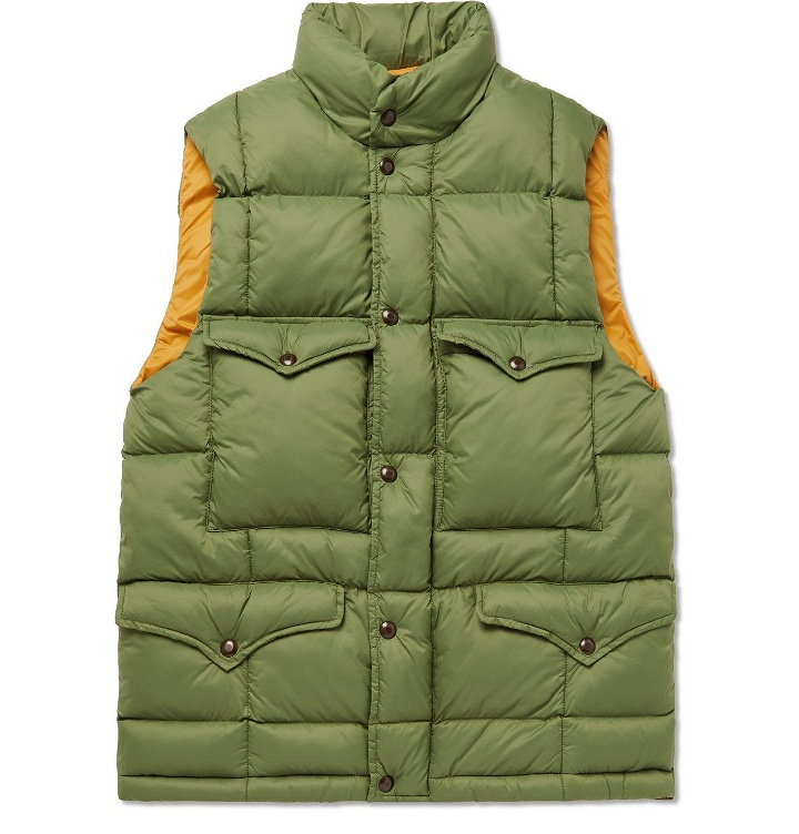 Photo: RRL - Haines Quilted Shell Gilet - Green