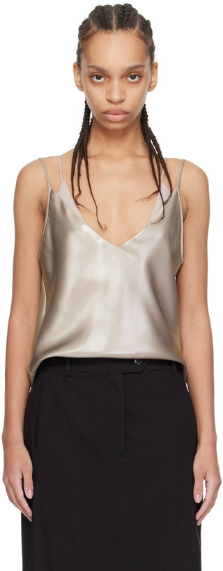 Photo: BOSS Taupe Layered Camisole