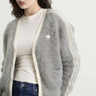 Adidas Women's X CLOT Crafted Cardigan in Solid Grey