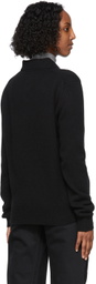 Salie66 Black Cashmere Harry Long Sleeve Polo