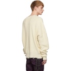 Unravel Off-White Waffle Hybrid Sweater