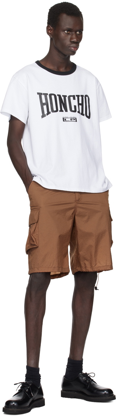 le PÈRE White 'Honcho' Ringer T-shirt