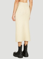 Jil Sander+ Wool Rib Midi Skirt