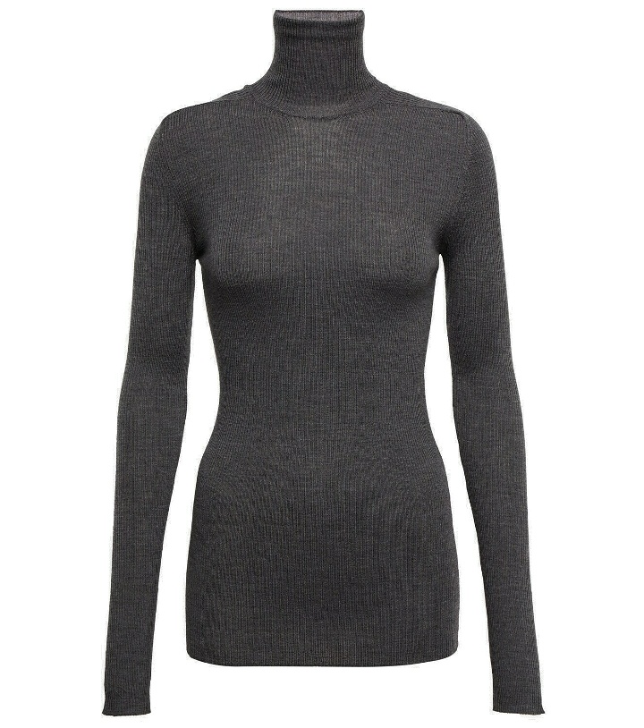 Photo: Wardrobe.NYC - Turtleneck wool sweater