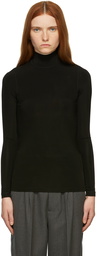 AMI Alexandre Mattiussi Black Fitted Turtleneck