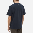 Sacai Men's Side Zip T-Shirt in Navy