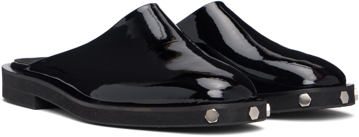 OUAT Black Astro Mule Loafers