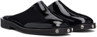 OUAT Black Astro Mule Loafers