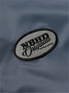 Neighborhood - Logo-Appliquéd Nylon-Twill Bomber Jacket - Gray