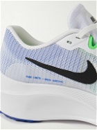 Nike Running - Zoom Fly 5 Rubber-Trimmed Mesh Sneakers - White