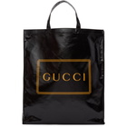 Gucci Black Medium Logo Tote