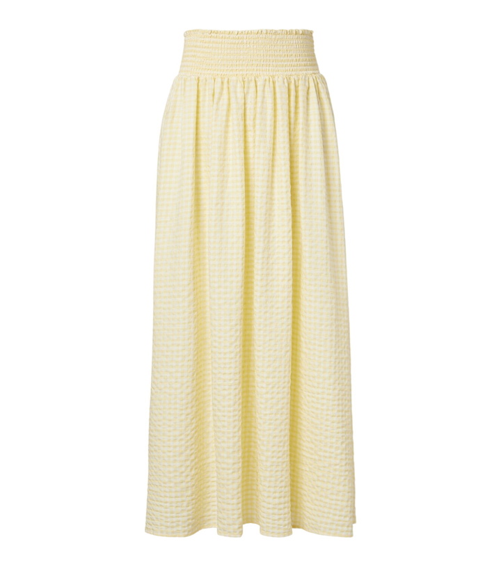 Photo: Montce Millie gingham cotton maxi skirt