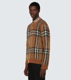 Burberry - Vintage Check wool-blend sweater