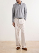 Rubinacci - Cashmere Polo Shirt - Gray