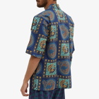 Needles Men's Batik Cabana Shirt in Blue