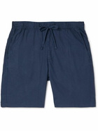 Onia - Straight-Leg Linen Drawstring Shorts - Blue